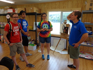 Group Talking in Art Room.JPG